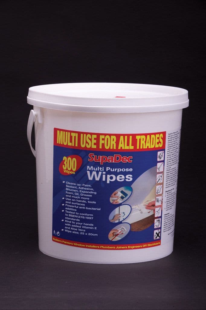 SupaDec Multi Purpose Wipes - Pack 300
