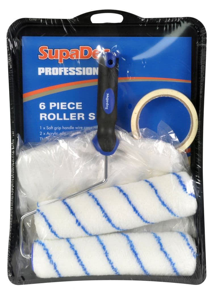 SupaDec Paint Roller Kit - 6 Piece