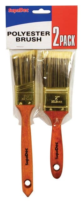 SupaDec Polyester Brush Set - Pack 2