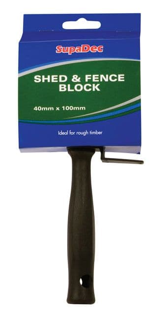 SupaDec Shed & Fence Block Brush - 4"/100mm