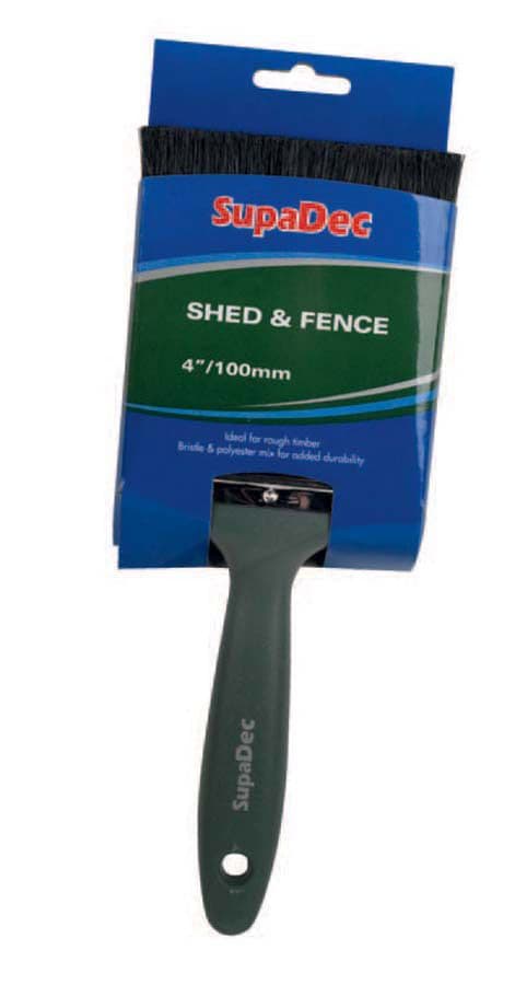SupaDec Shed & Fence Brush - 4"/100mm