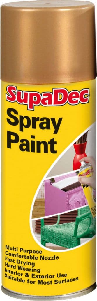 SupaDec Spray Paint - 400ml Gold