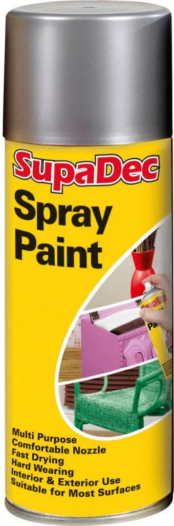 SupaDec Spray Paint - 400ml Silver