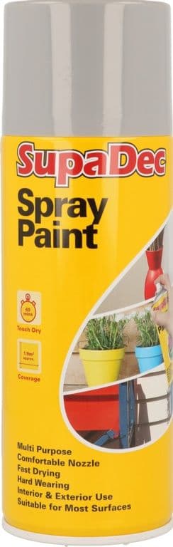 SupaDec Spray Paint Matt Anthracite - 400ml