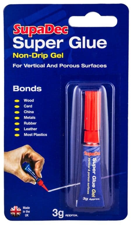 SupaDec Super Glue - 3g Non Drip Gel