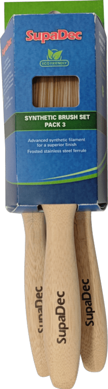 SupaDec Synthetic Brush Set - Pack 3