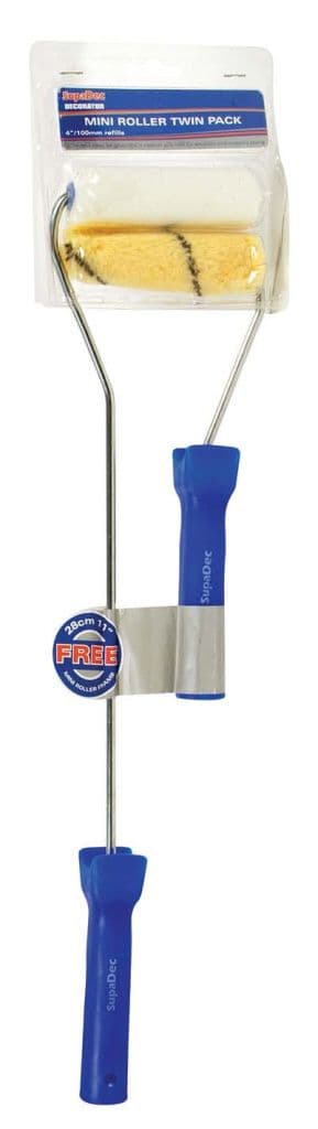 SupaDec Twin Frame Mini Roller Pack - 4"