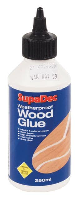 SupaDec Weatherproof Wood Glue - 250ml