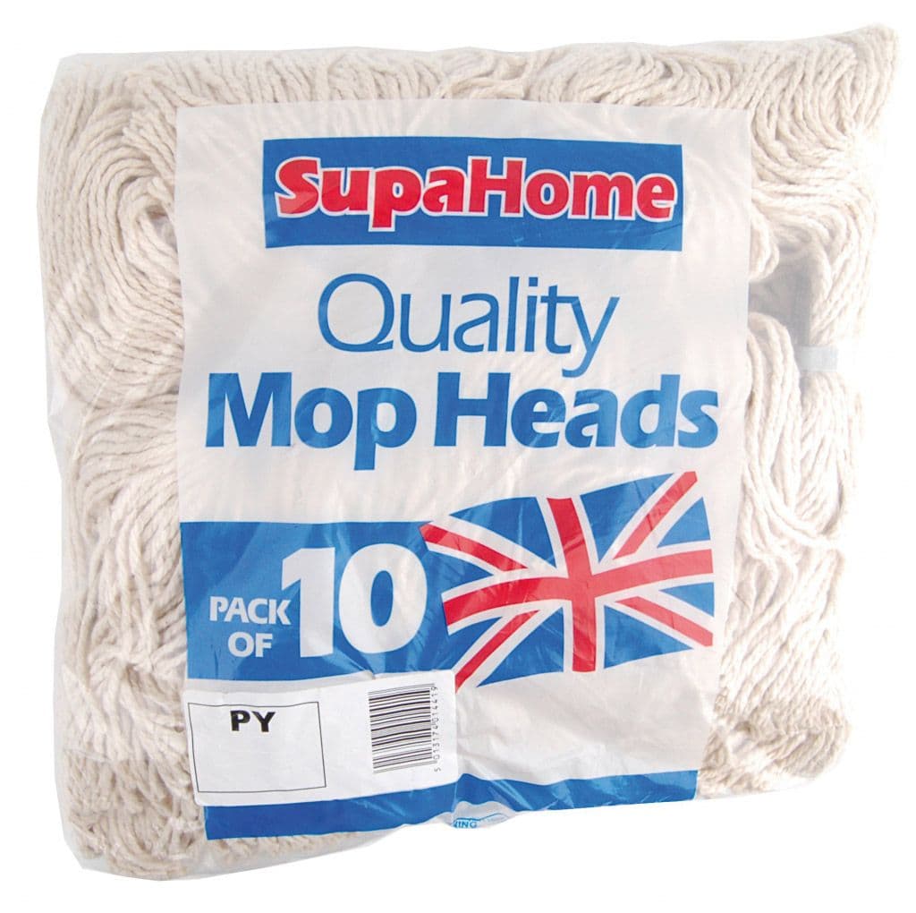 SupaHome No.14 PY Socket Mop Red - Pack 10