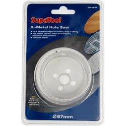 SupaTool Bi-Metal Hole Saw - 67mm