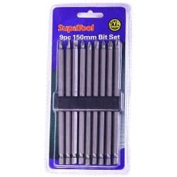 SupaTool Bit Set 150mm - 9 Piece