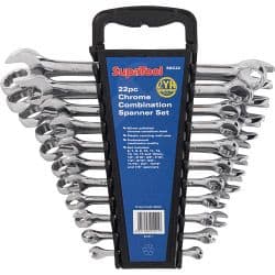 SupaTool Chrome Combination Spanner Set - 22 Piece