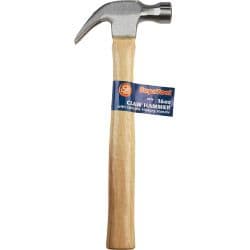 SupaTool Claw Hammer With Wooden Shaft - 16oz