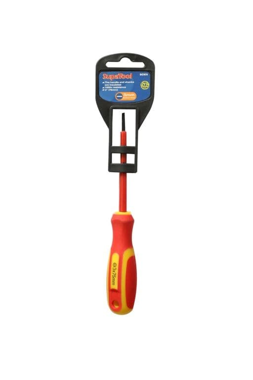 SupaTool Electrical Slotted Screwdriver - 75mm