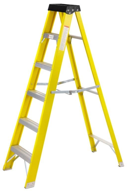 SupaTool Fibreglass Stepladder - 6 Tread