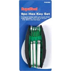 SupaTool Hex Key Set with Integral Holder - 8 Piece