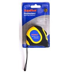 SupaTool Rubberised Tape Measure - 3m x 16mm
