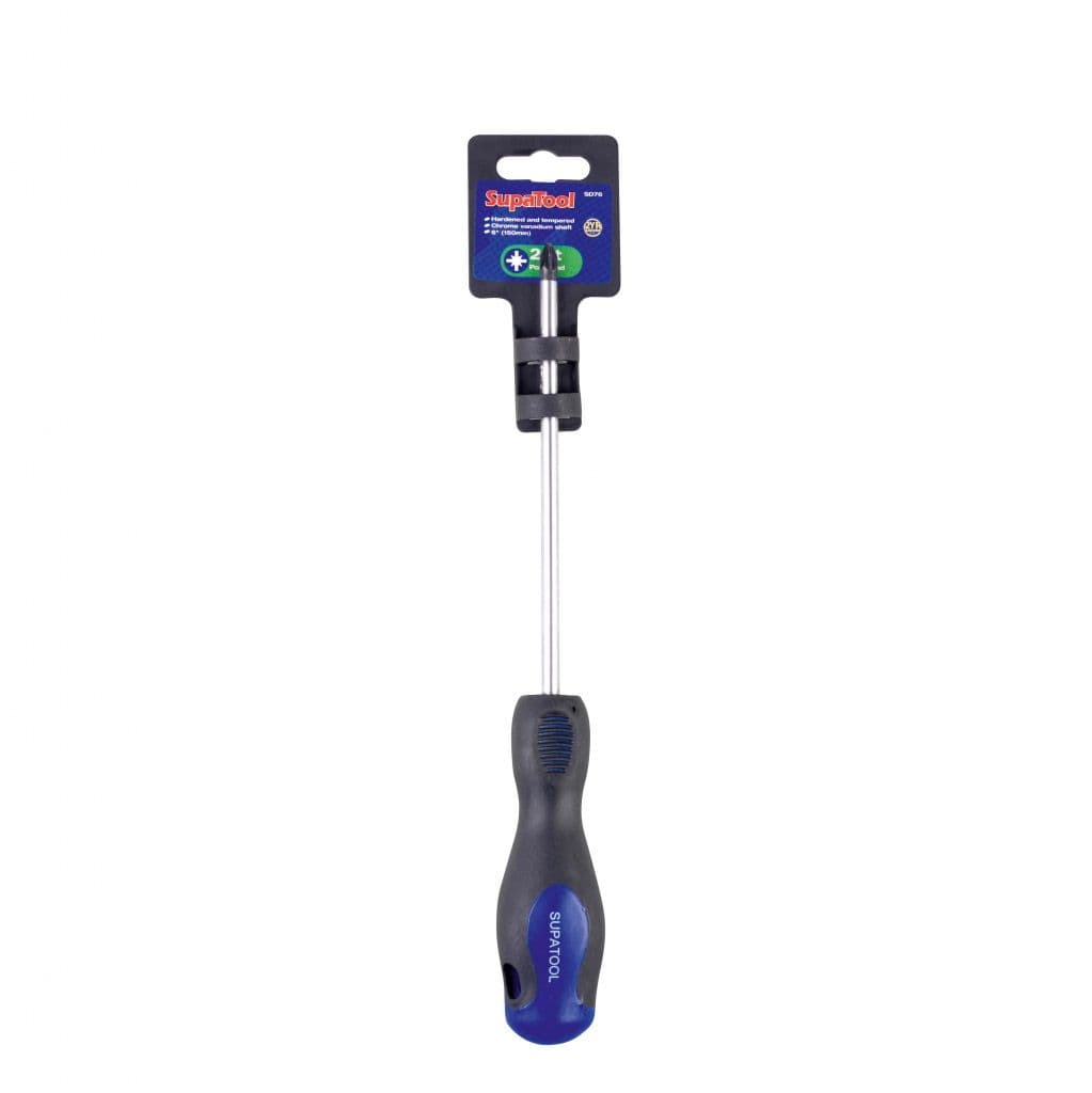 SupaTool Slotted Head Soft Grip Handle - 150mm x Slotted