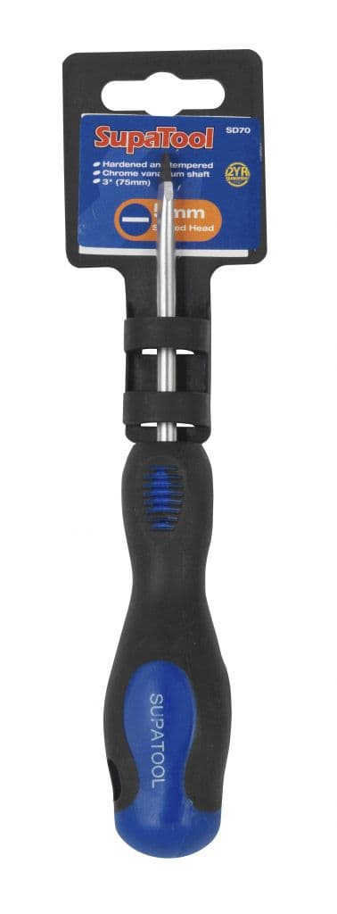 SupaTool Slotted Head Soft Grip Handle - 75mm x Slotted