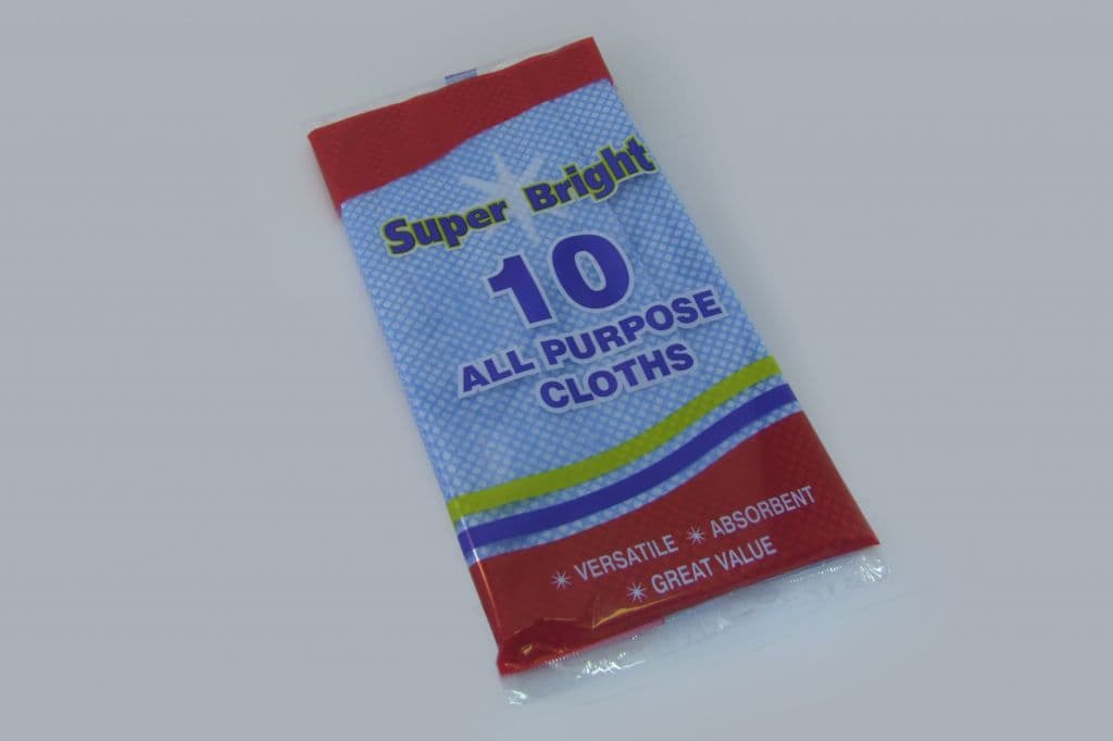 Superbright All Purpose Cloths - Pack 10
