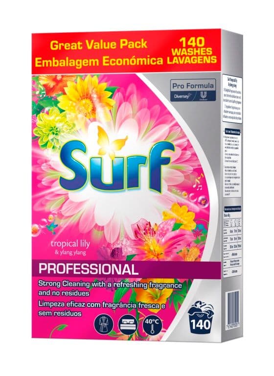 Surf Professional Washing Powder 140 Wash - Tropical Lily 8.4kg