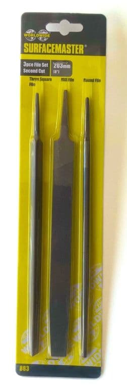 Surfacemaster File Set (3 Piece ) - 203mm(8")