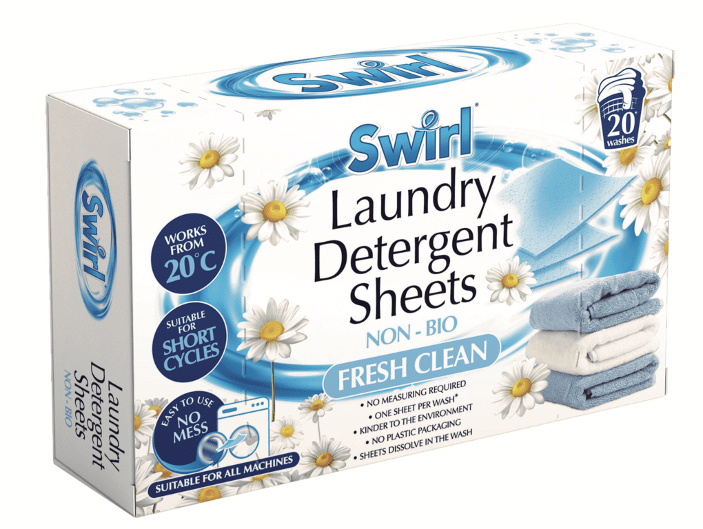 Swirl Laundry Detergent Sheets - Fresh Clean / 20 Pack