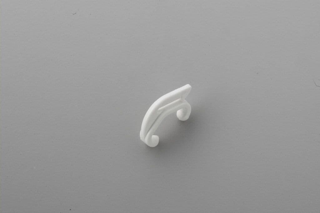 Swish Valance Hooks - White, Pack of 10