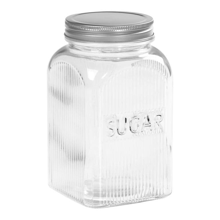 Tala Glass Jar With Screw Top Lid - Sugar 1250ml