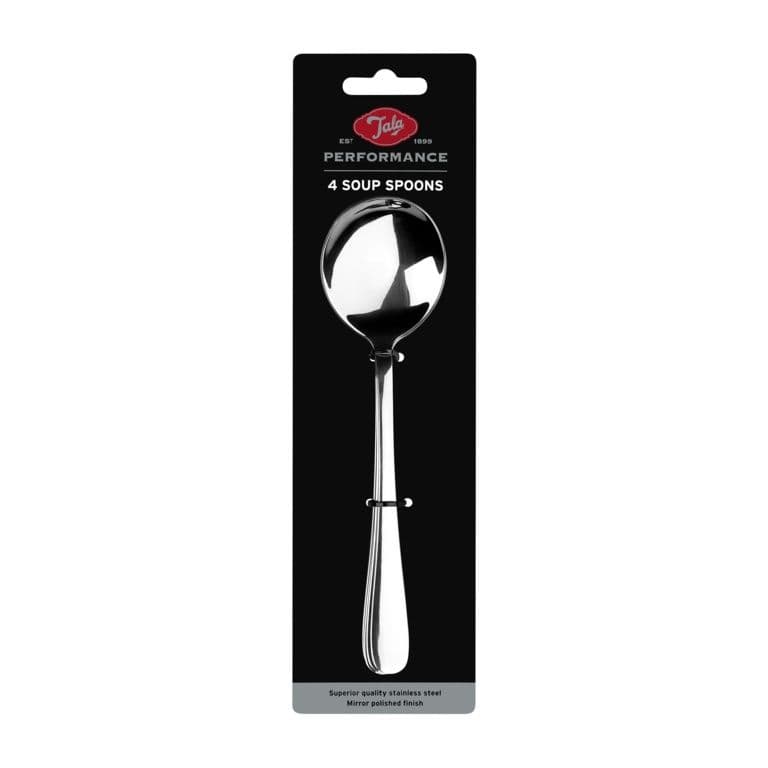 Tala Performance Stainless Steel Soup Spoons - Set 4