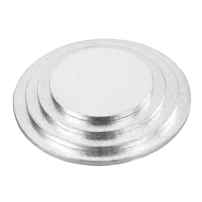 Tala Round Silver Cake Drum 12mm - 8inch