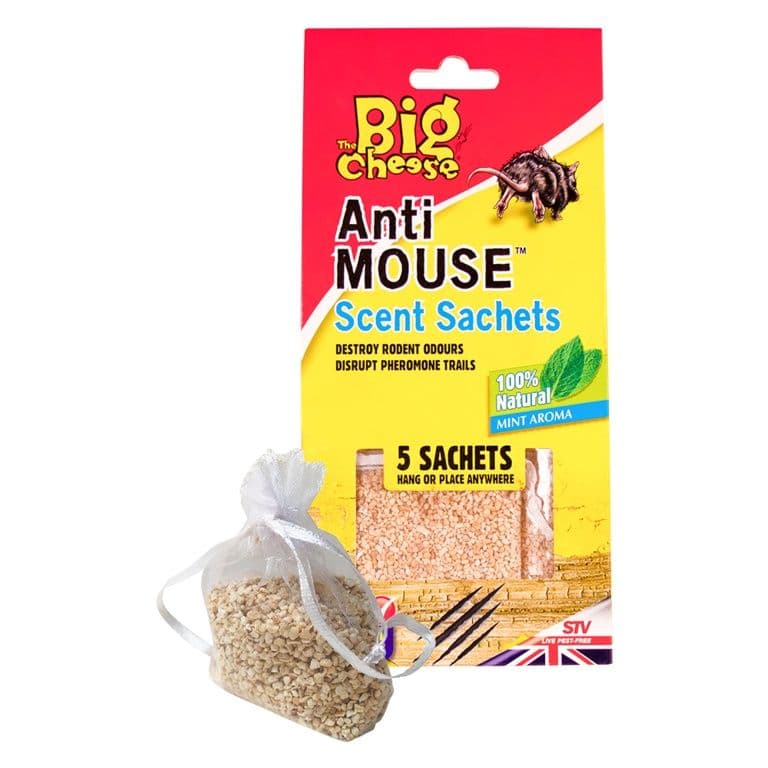 The Big Cheese Anti Mouse Scent Sachets - 5 Pack