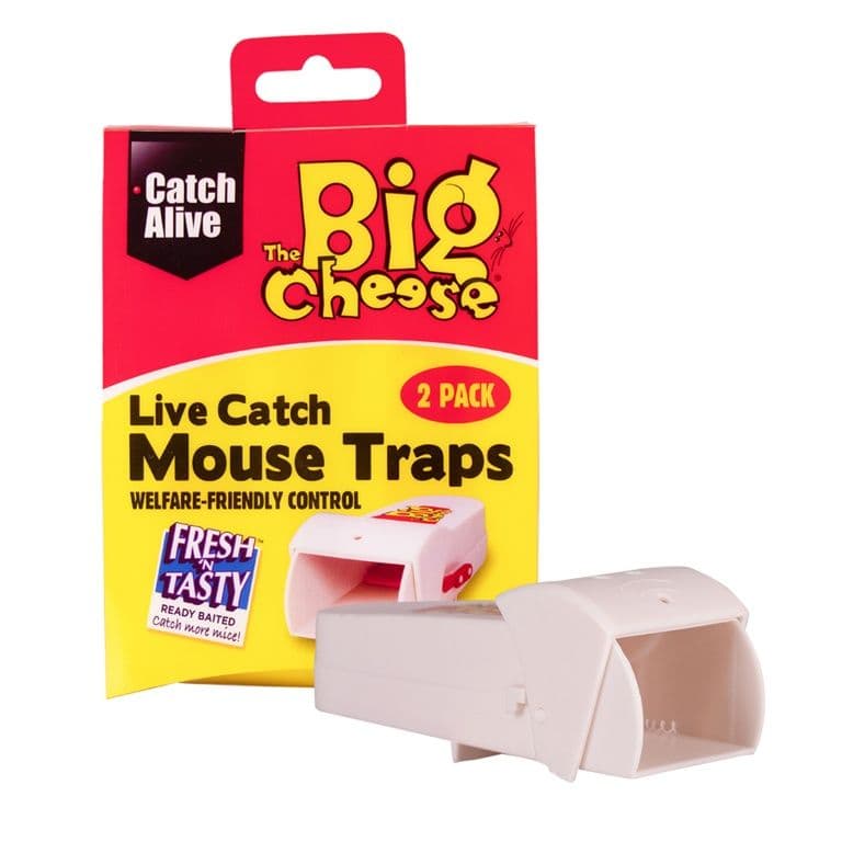 The Big Cheese Live Catch RTU Mouse Trap - Twin Pack