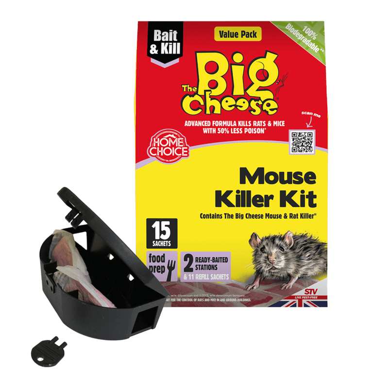 The Big Cheese Mouse Killer Kit - 15 Sachet