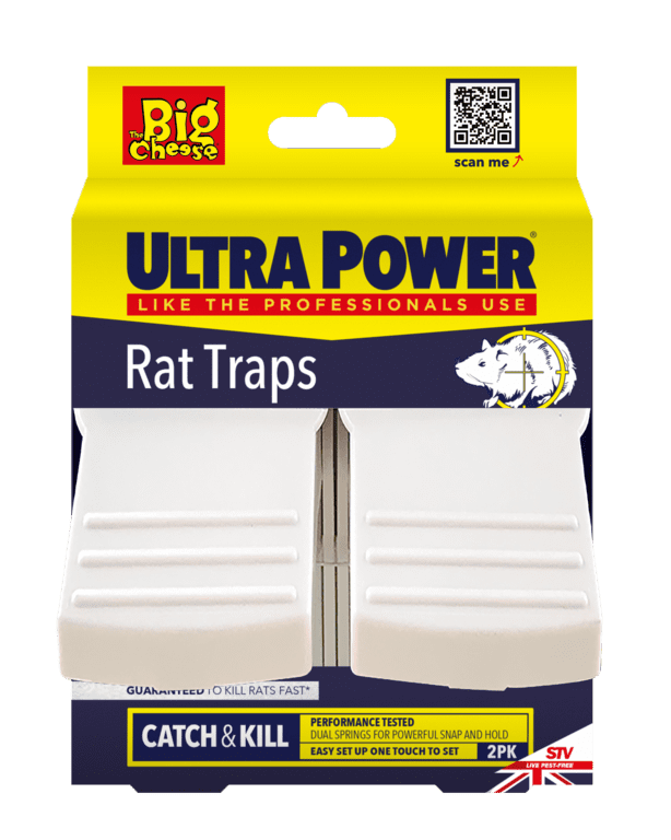 The Big Cheese Ultra Power Rat Traps - Twin Pack