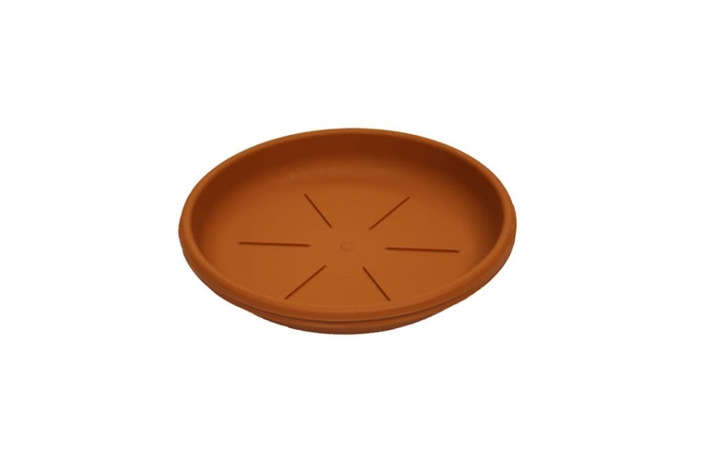 Thumbs Up Plant Pot Saucer - 22-24cm Terracotta Colour Saucer