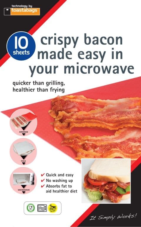 Toastabags Crispy Bacon Sheets - Pack 10