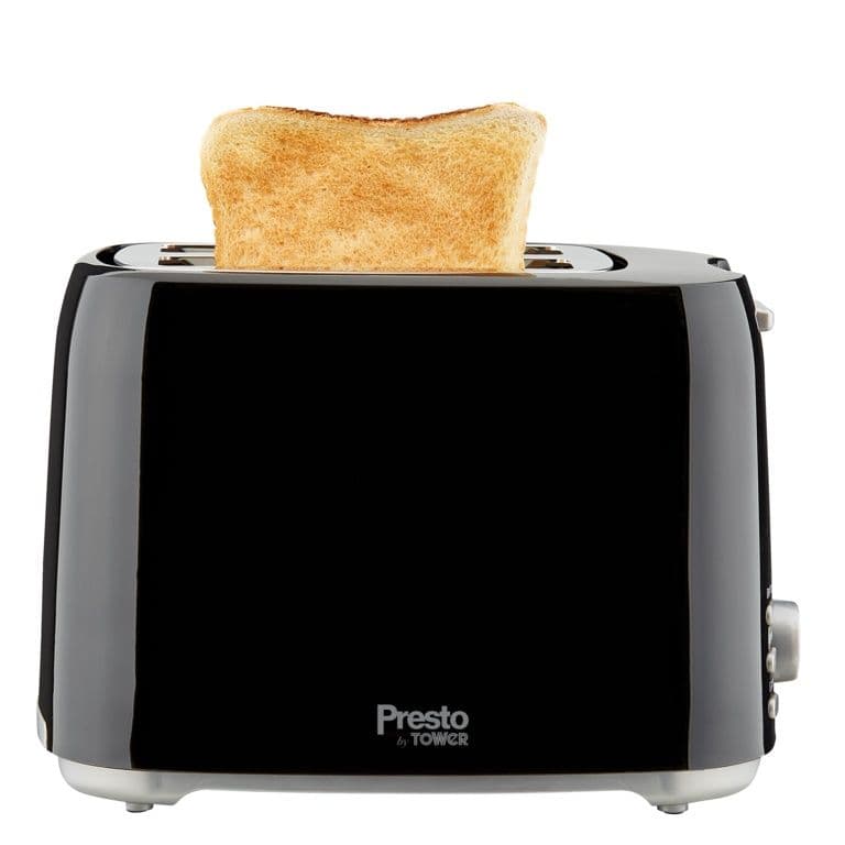 Tower Presto 2 Slice Toaster - Black