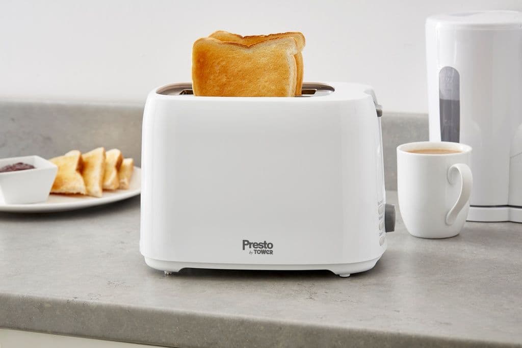 Tower Presto 2 Slice Toaster - White