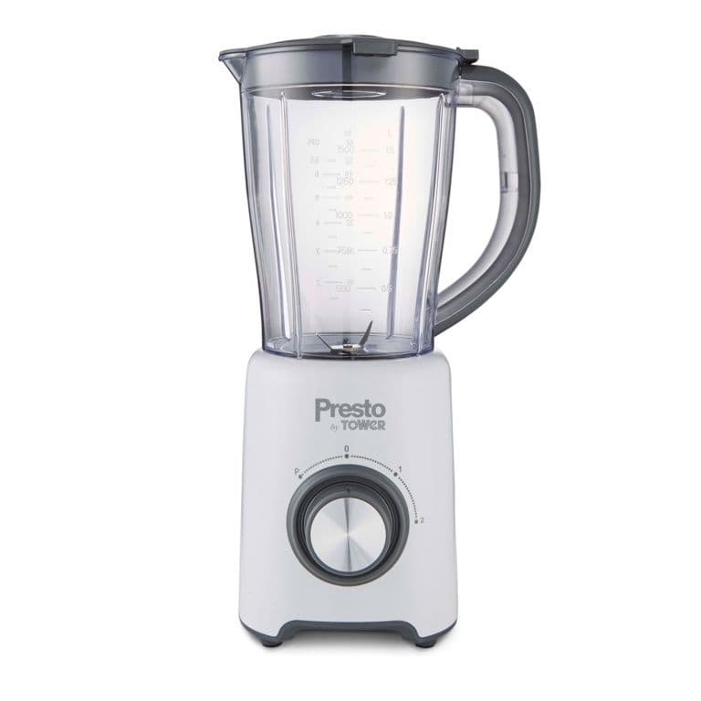 Tower Presto Jug Blender White 500w - 1.5L