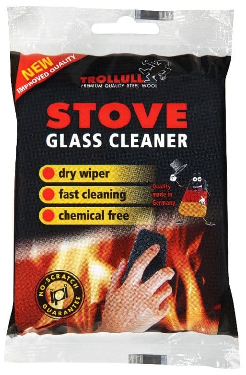 Trollull Stove Glass Cleaner Steel Wool - Pack 2
