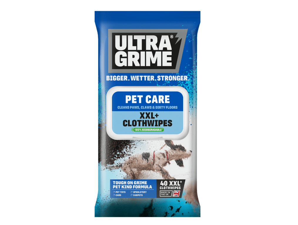 Ultragrime Life Pet Care Cloth Wipes - XXL 40 Pack