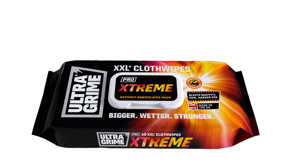 Ultragrime Pro Xtreme XXL Clothwipes - Pack 40