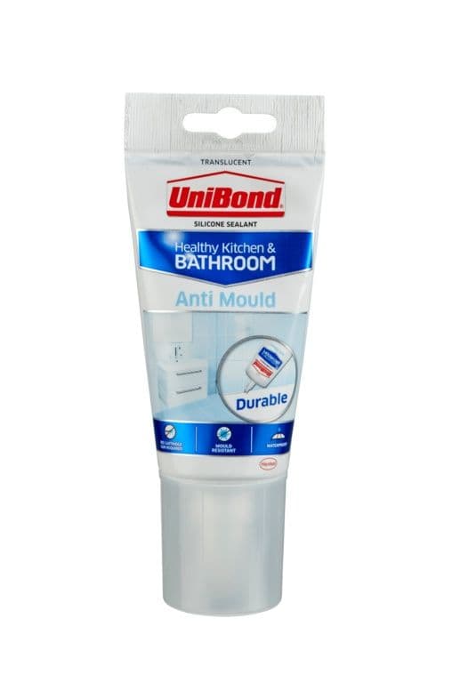 UniBond Anti Mould Kitchen & Bathroom Tube - 150ml Clear