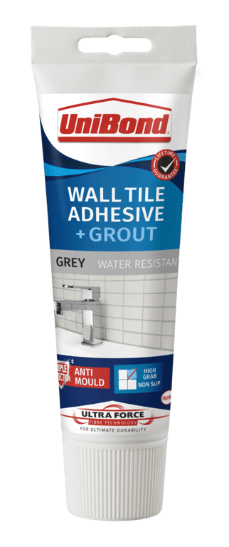 UniBond Ultraforce Wall Tile Adhesive & Grout - Grey