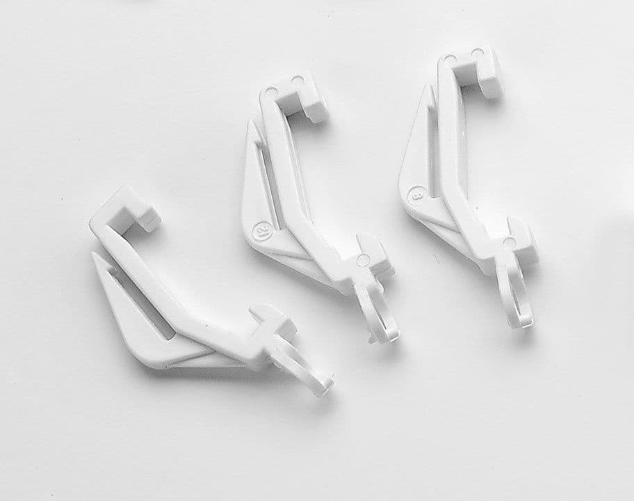 Universal Curtain Track Gliders - 10 Pack