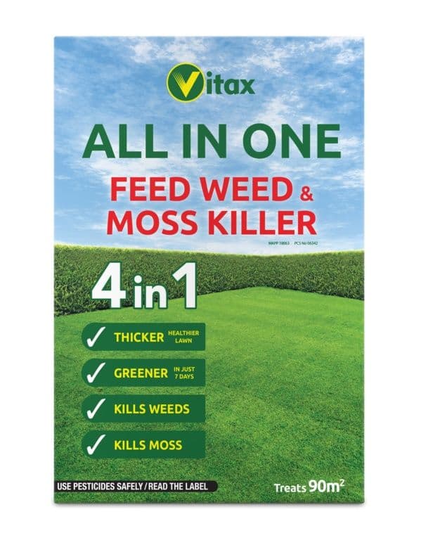 Vitax All In One Feed Weed & Moss Killer Box - 90sqm