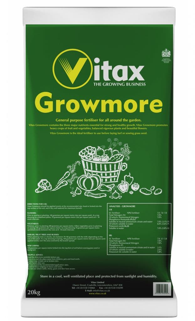 Vitax Growmore - 20Kg