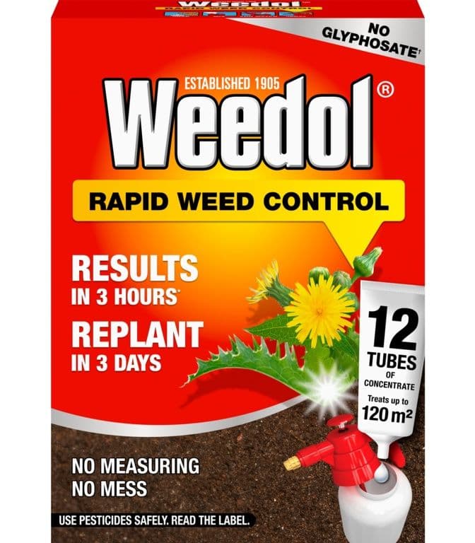 Weedol Rapid Weed Control Concentrate - 12 Tubes