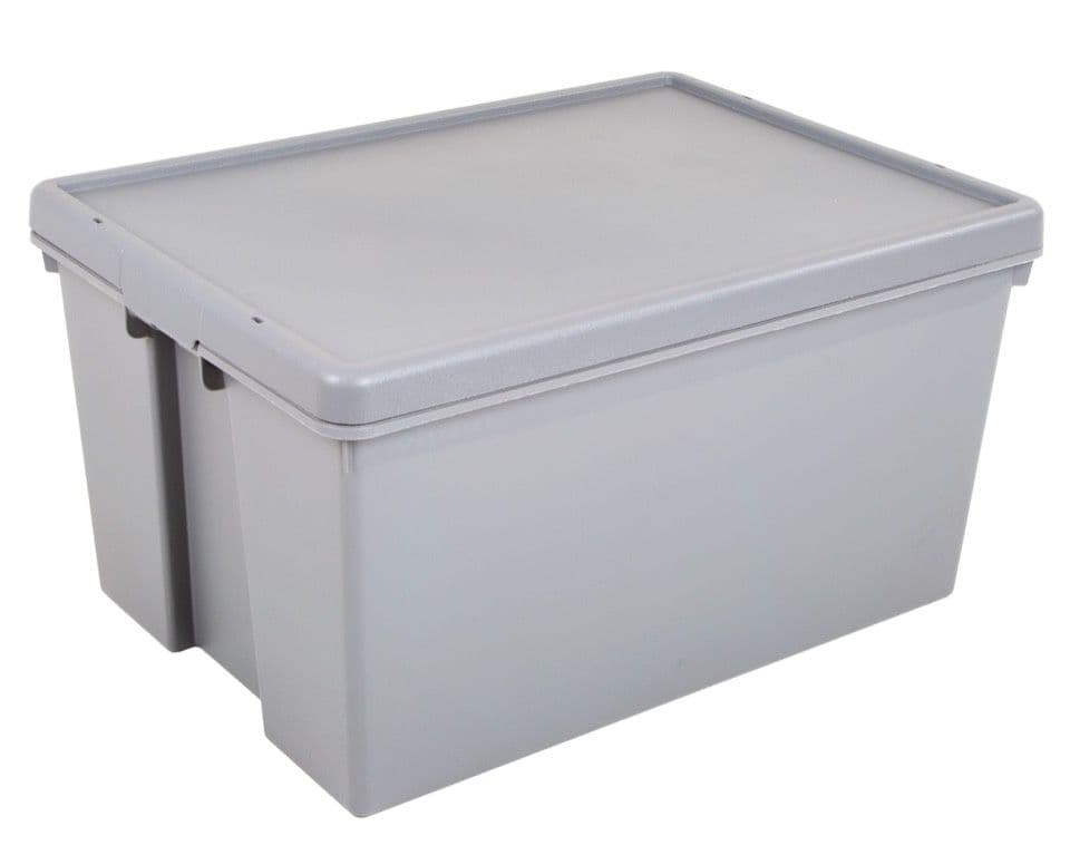 Wham 100% Upcycled Heavy Duty Box & Lid - 96L Various